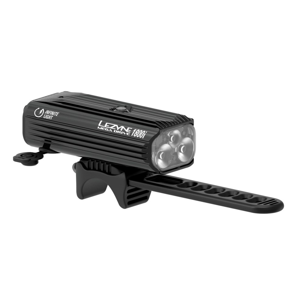 Lumina Fata Lezyne Mega Drive 1800I Black Bike Light