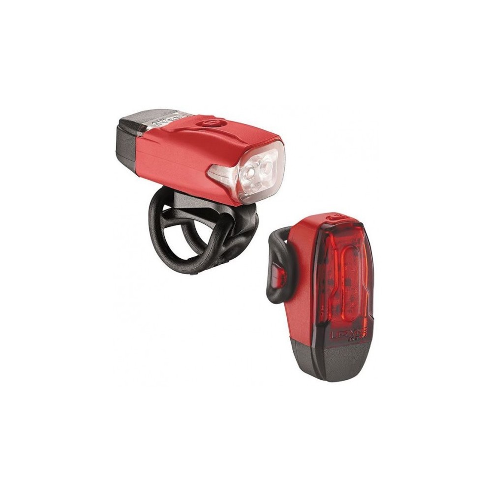 Set Lumini Lezyne Led Ktv Drive Pair Red Bike Lights