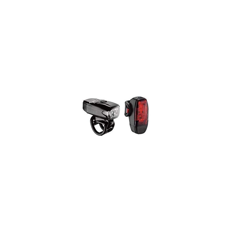 Set Lumini Lezyne Led Ktv Drive Pair Black Bike Lights