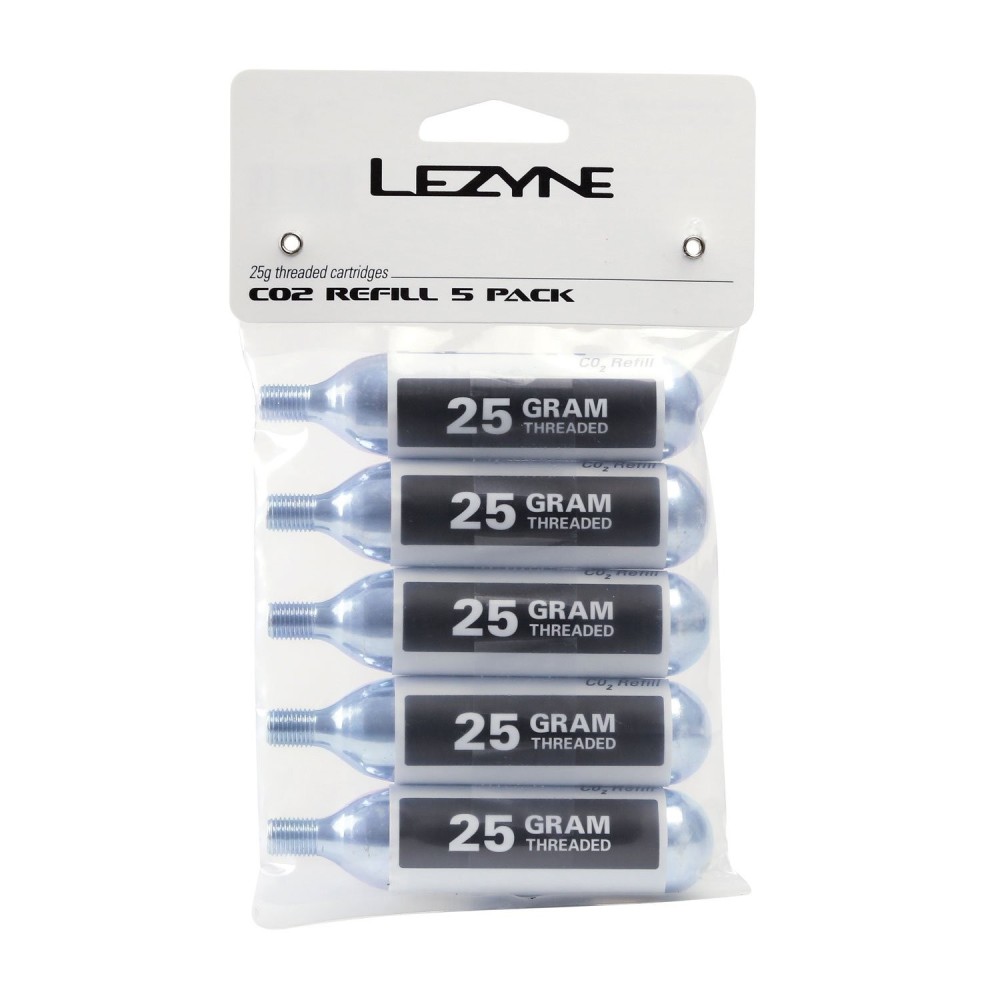 Cartus CO2 Lezyne 25G Co2 Cartridge - 5 Pack