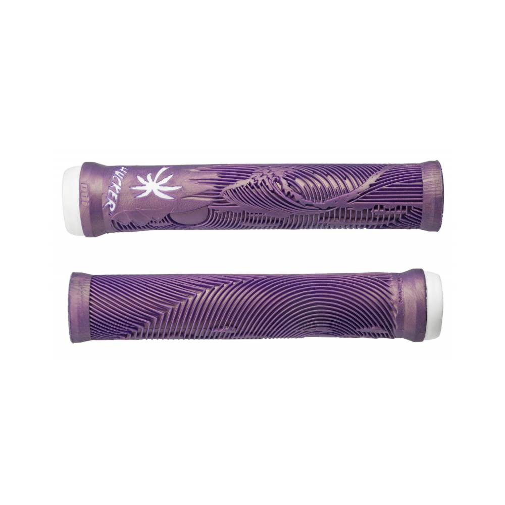 Mansoane Odi Hucker Signature No Flange Grips Purple/White