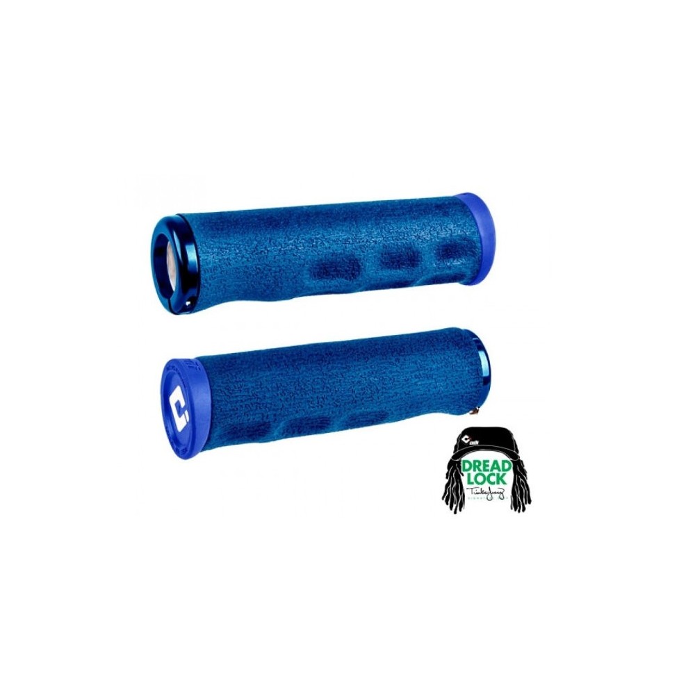 Mansoane Odi F-1 Series Dread Lock V2.1 Lock-On Grips Blue