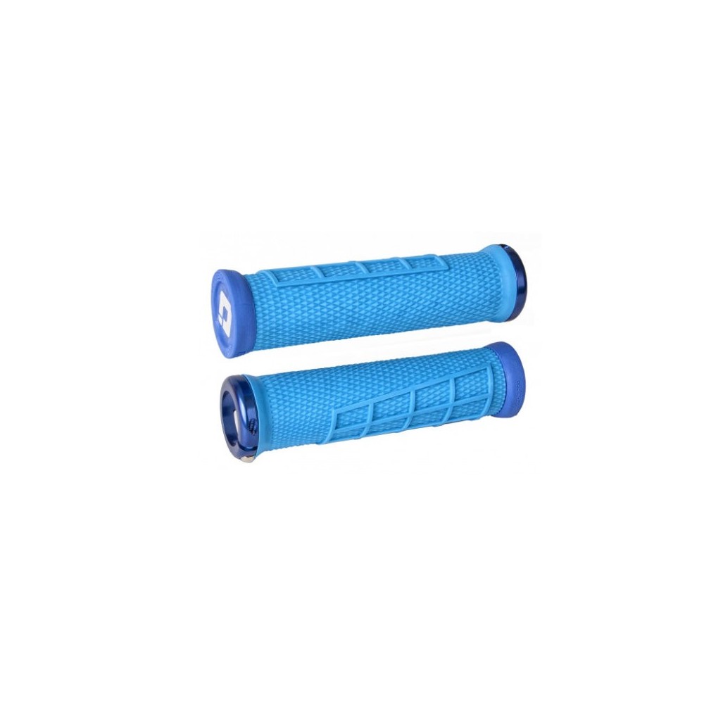 Mansoane Odi Elite Flow Lock-On Grips Blue Grip