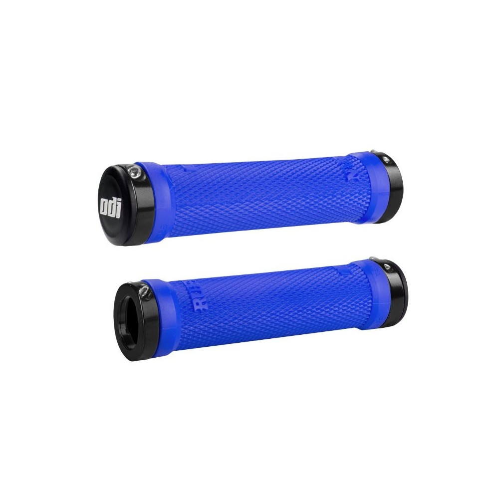 Mansoane Odi Ruffian Lock-On Grips Bright Blue