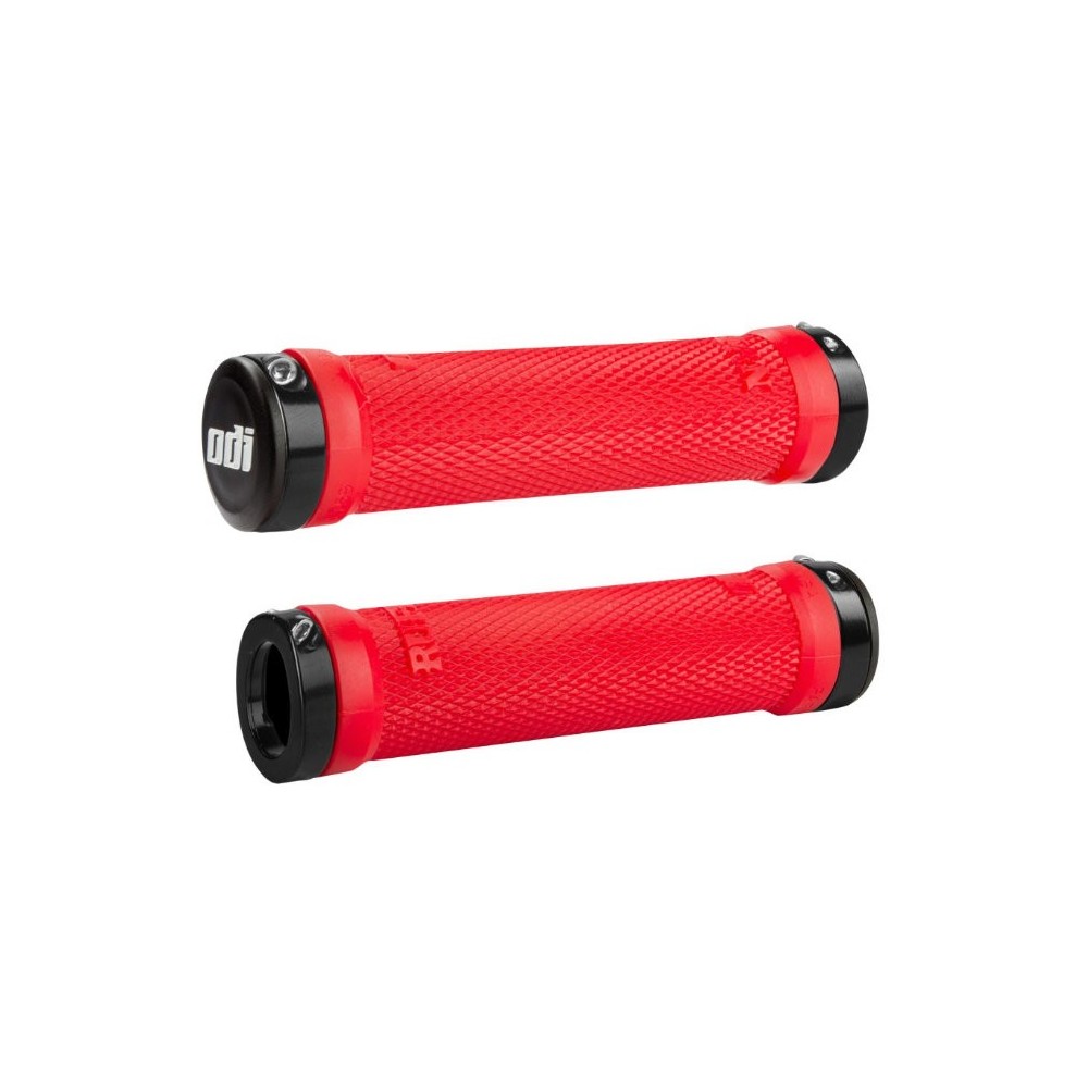 Mansoane Odi Ruffian Lock On Grips Bright Red