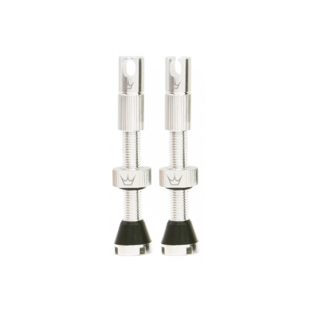 Peaty's x Chris King (MK2) Tubeless Valves - 42mm / Silver