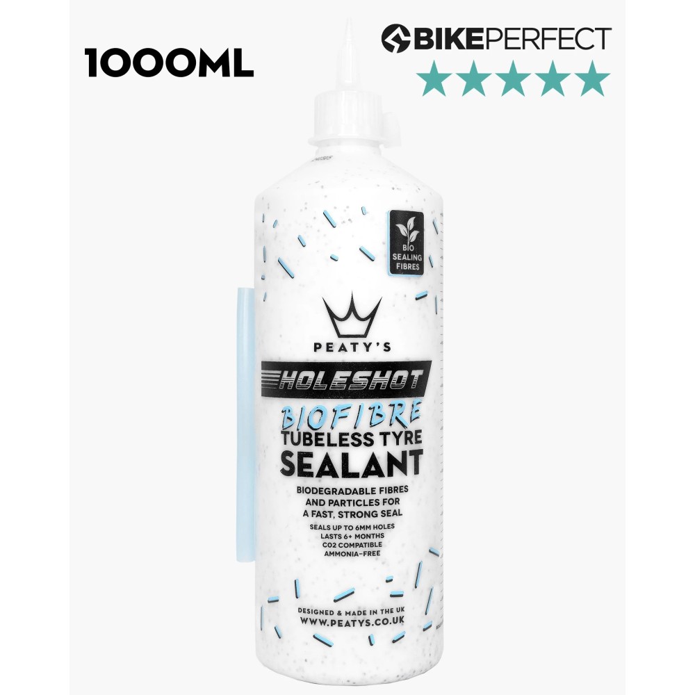 Peaty's Holeshot BioFibre Tubeless Tire Sealant 1L