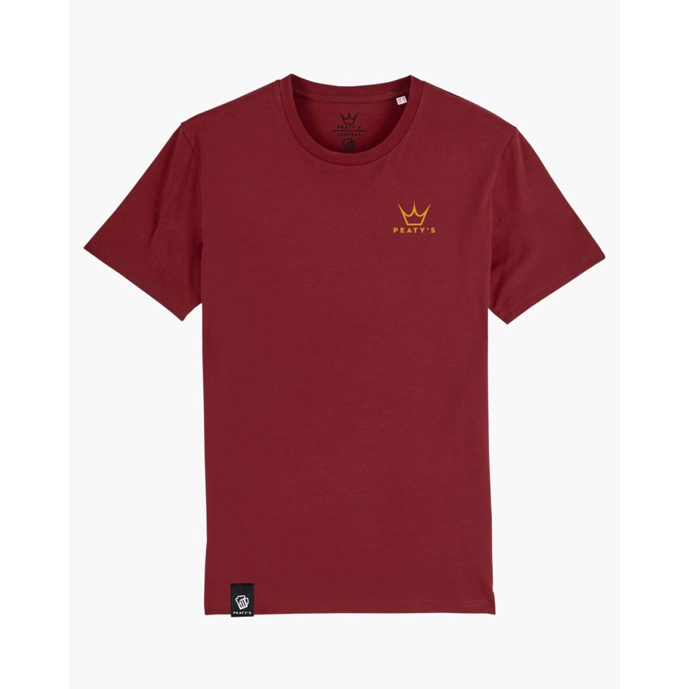 Peaty's AW23 PubWear T-Shirt - Now't a Beer Can't Fix / Burgundy XL