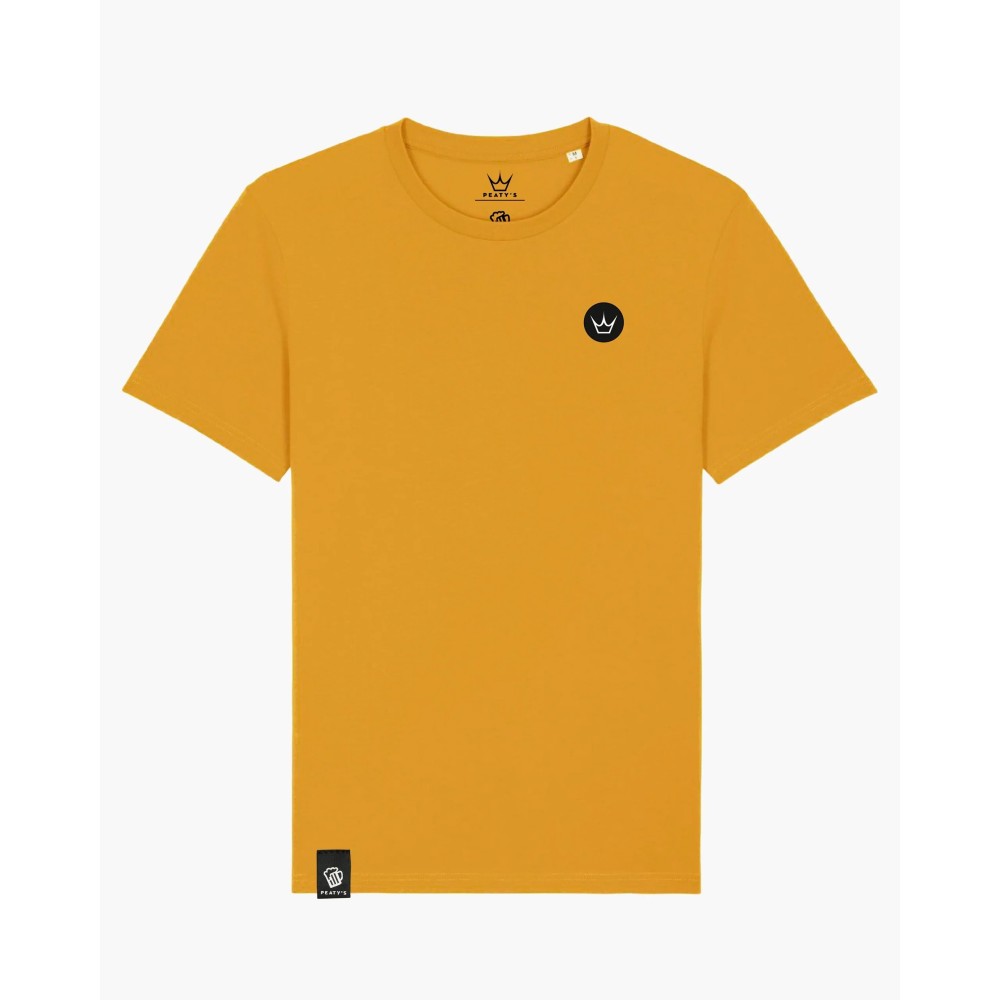 Peaty's AW23 PubWear Embroidered T-Shirt - Crown / Ochre M