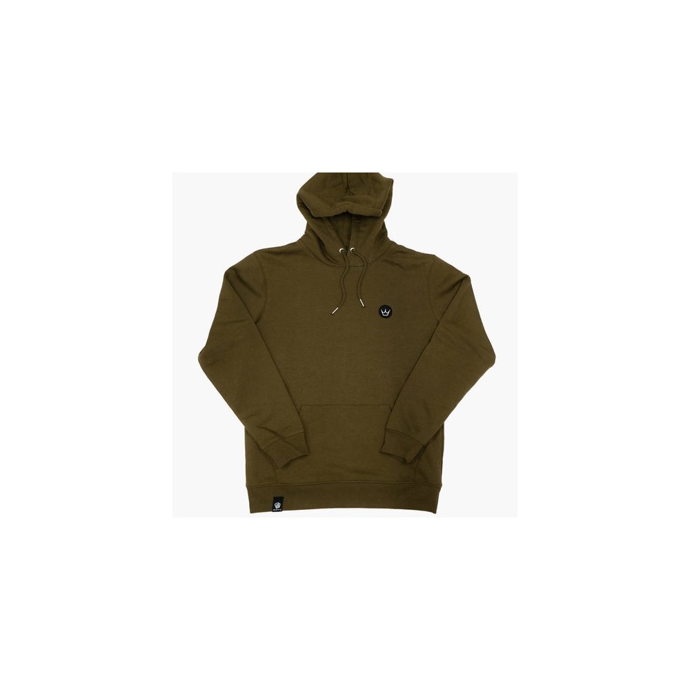 Peaty's Pub Wear Embroidered Hoody - Crown / Khaki - XL