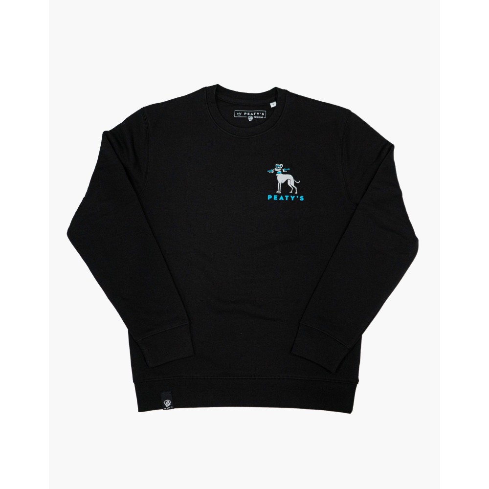 Peaty's Pub Wear Crew Whippet / Black - XL