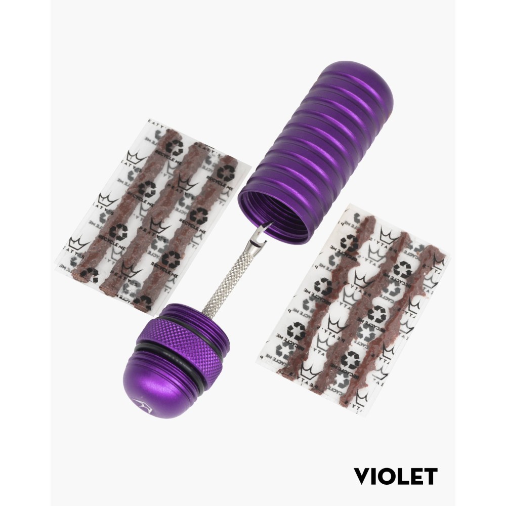 Peaty's Holeshot Tubeless Puncture Plugger Kit Violet