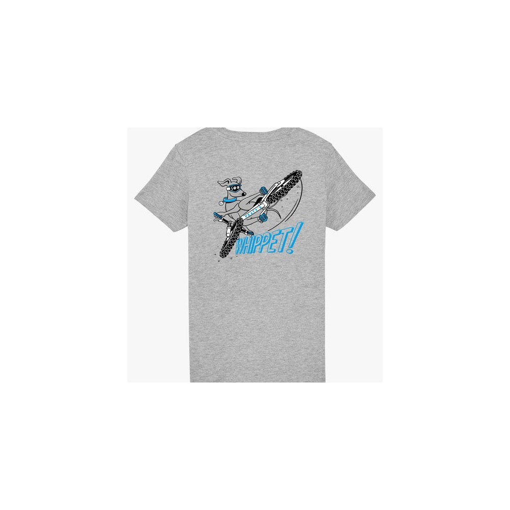 Peaty's AW23 KidsWear T-Shirt - 9/11yrs - Whippet / Grey