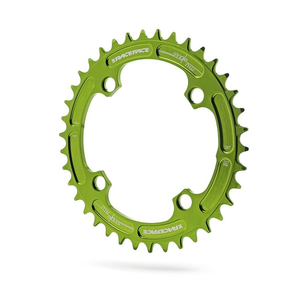 RACE FACE CHAINRING SINGLE NARROW WIDE 104X32 GRN