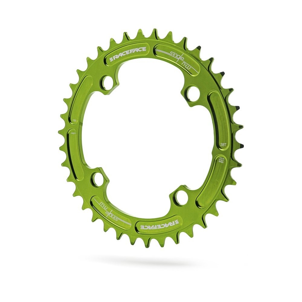 RACE FACE CHAINRING SINGLE NARROW WIDE 104X30 GRN