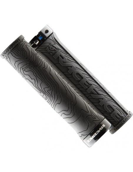 RACE FACE GRIP HALF NELSON W/LOCK BLACK