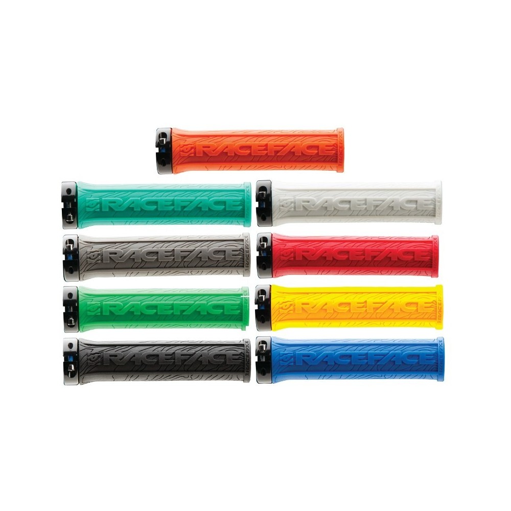 RACE FACE GRIP HALF NELSON W/LOCK BLACK