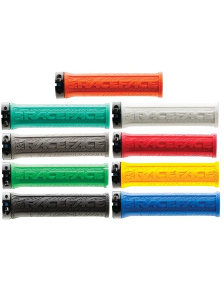 RACE FACE GRIP HALF NELSON W/LOCK BLACK