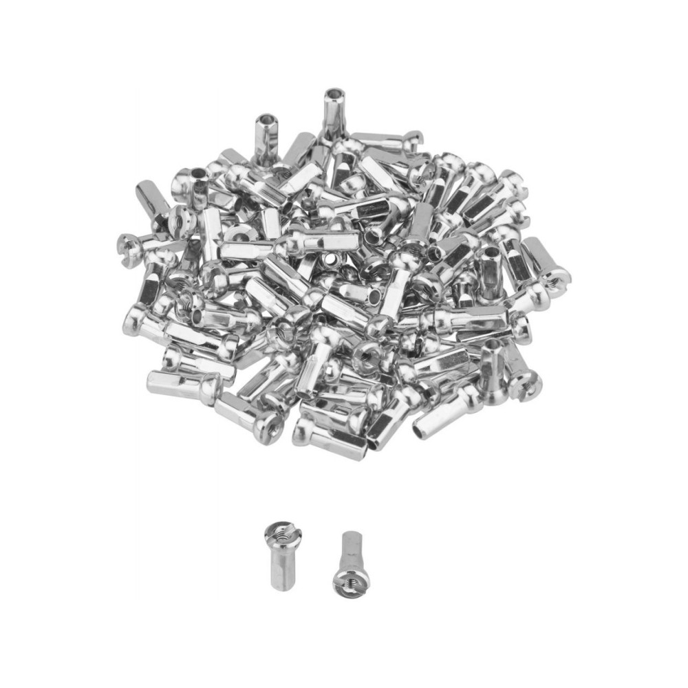 SAPIM Polyax Brass 14G 12mm Silver Pack of 100