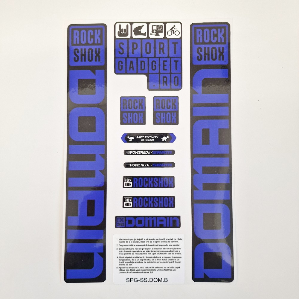 Stickere RockShox Domain Replica Decal Kit...