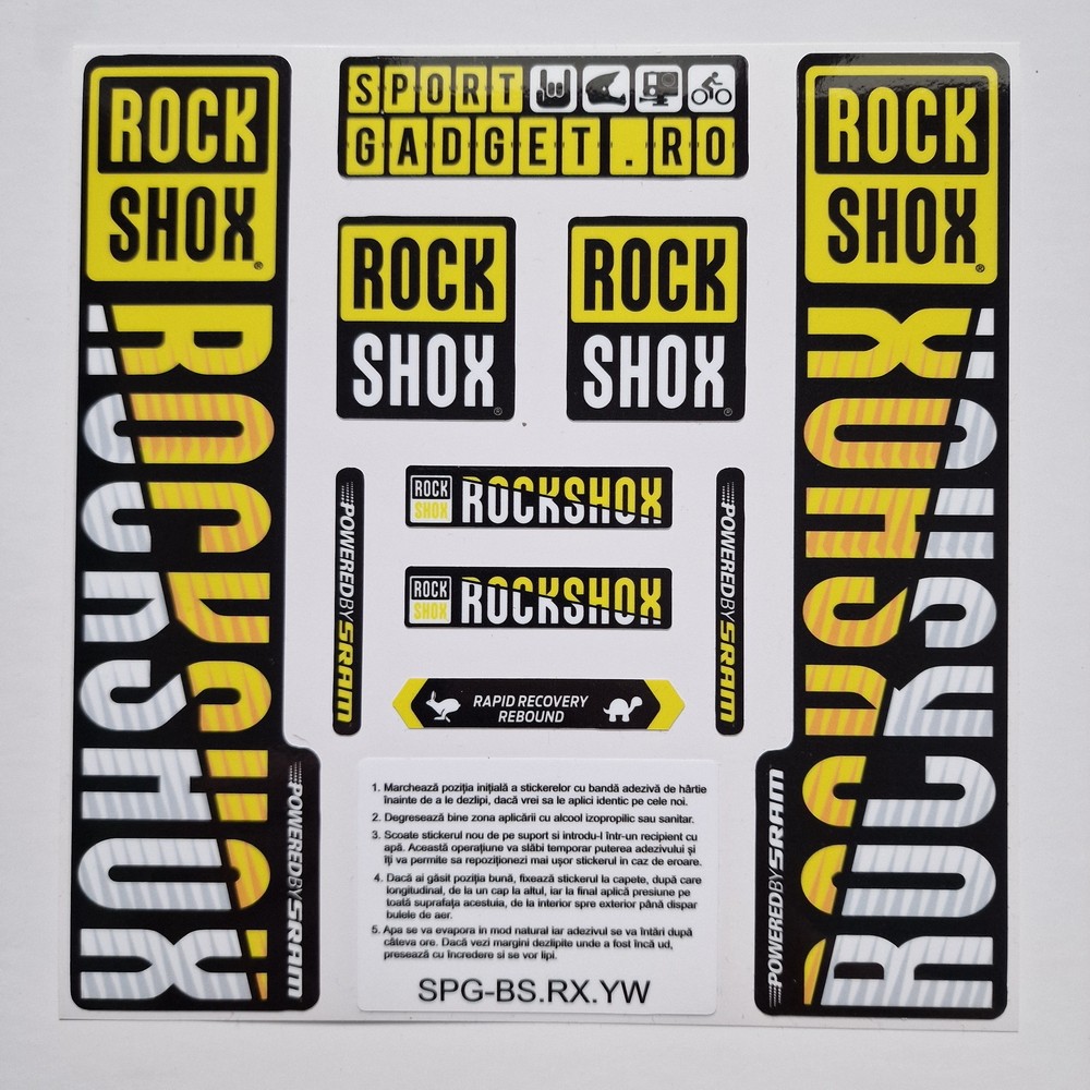 Stickere RockShox Pike V3 Replica Decal Kit...