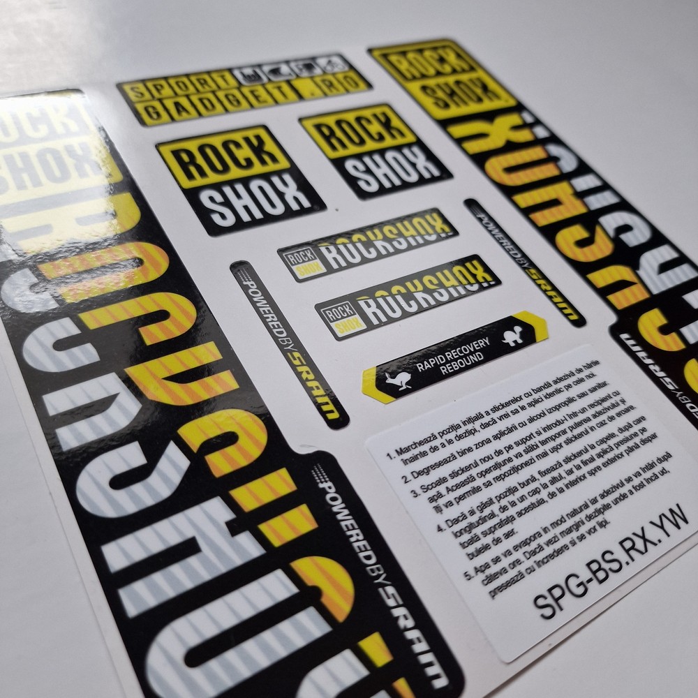 Stickere RockShox Pike V3 Replica Decal Kit...