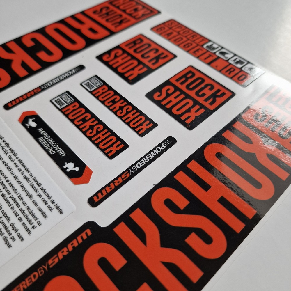 Stickere RockShox Lyrik V3 Replica Decal Kit...