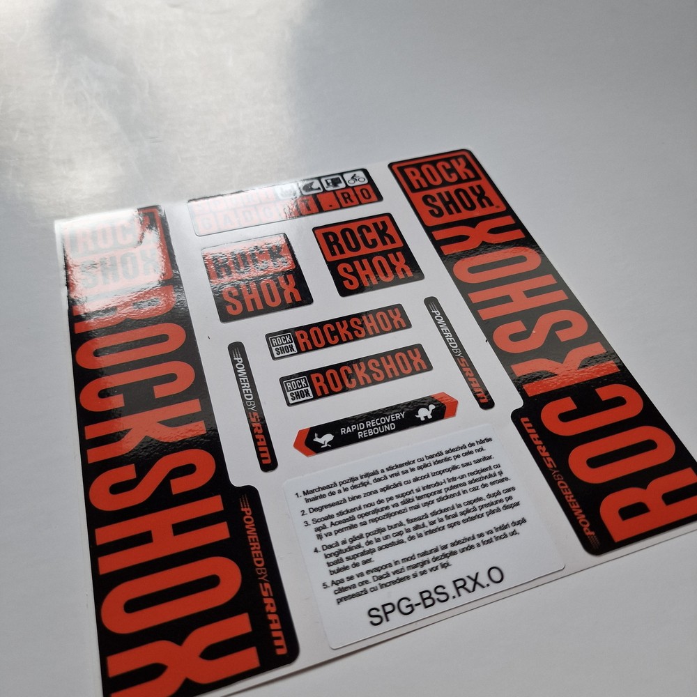 Stickere RockShox Lyrik V3 Replica Decal Kit...