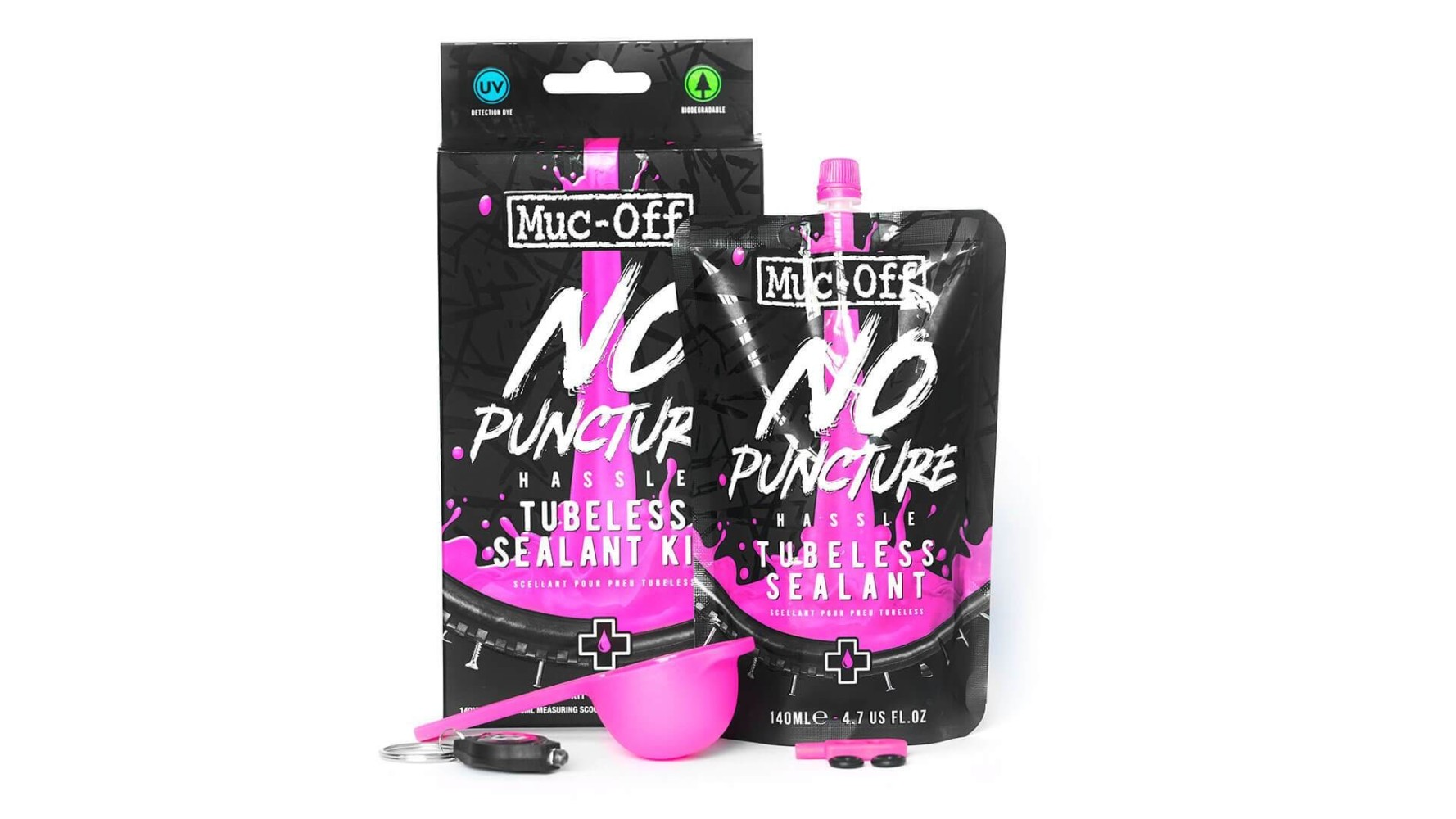 KIT Solutie anti-pana Muc-Off No Puncture Hassle 140ml