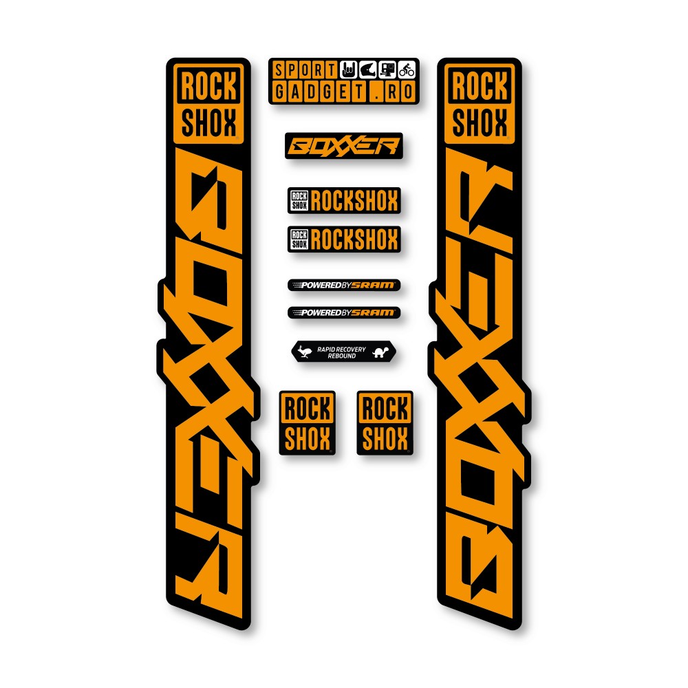 Stickere RockShox Boxxer V4 Replica Decal Kit Orange