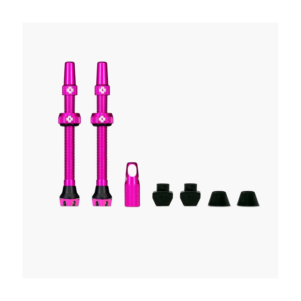 Valve tubeless Muc-Off Tubeless Valves V2, 44mm, Magenta