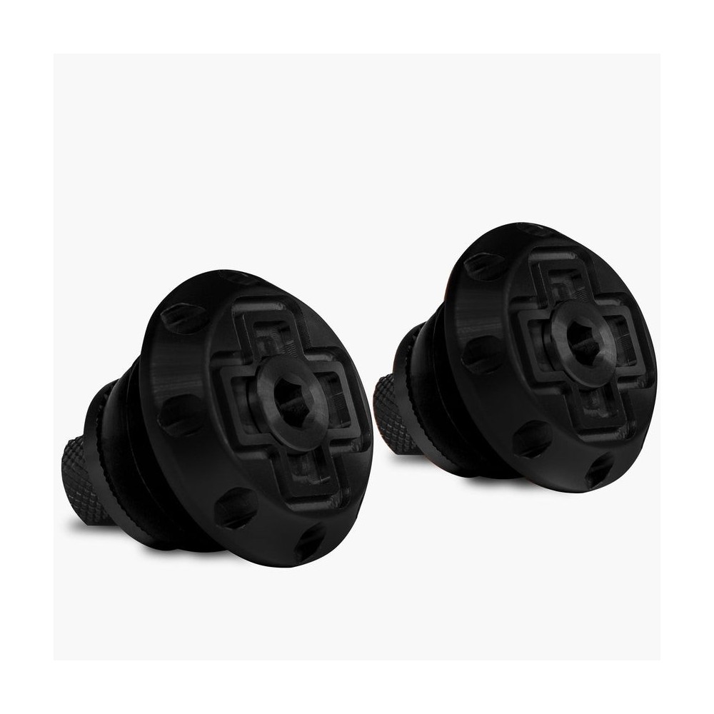 Dopuri de ghidon Muc-Off Disco Bar End Plugs, Negru