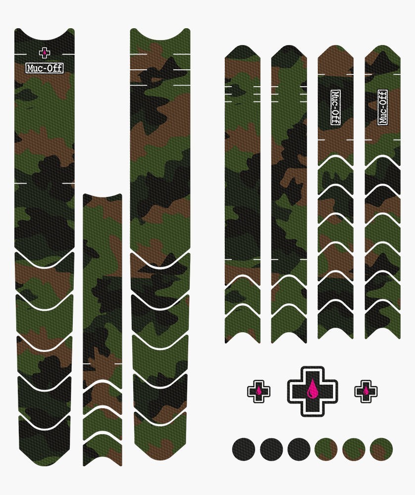 Stickere protectie cadru Muc-Off Frame Protection Kit DH/ENDURO/TRAIL CAMO