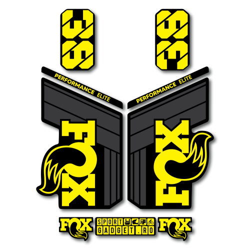 Stickere Fox 38 Performance Elite V1 Replica Decal Kit...