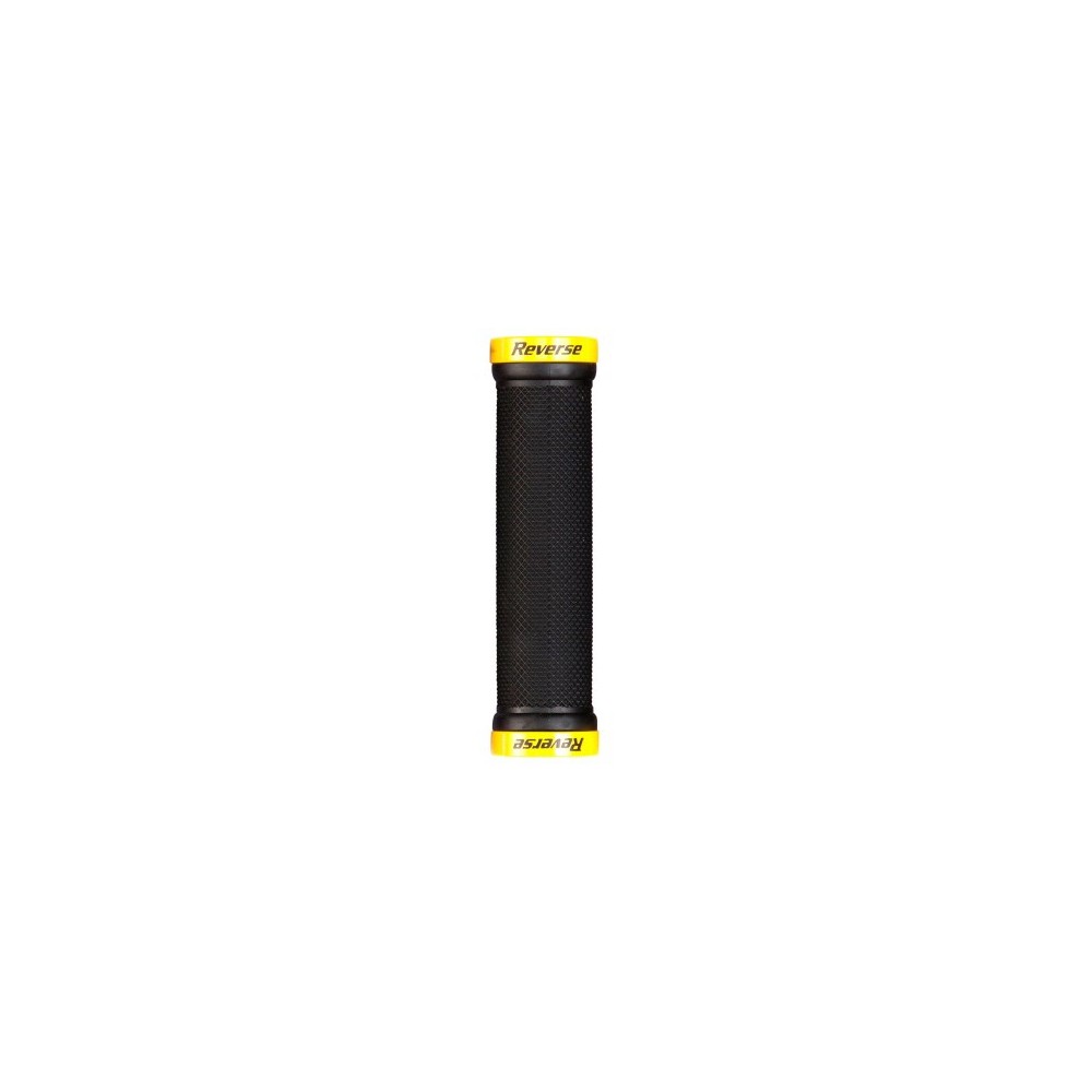 Mansoane Reverse Lock-On 29mm negru/galben