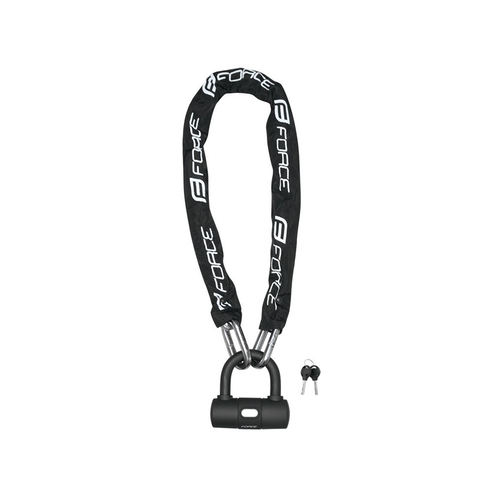 Lacat cu zale Force 100 cm/ 10 mm negru