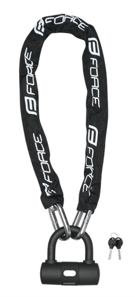 Lacat cu zale Force 100 cm/ 10 mm negru