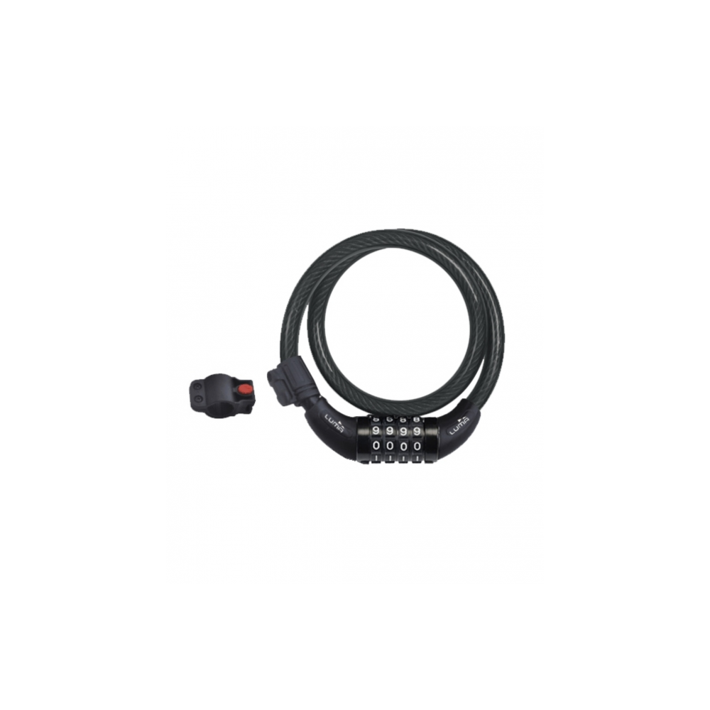 Lacat Luma Enduro Cable Match 8x80 negru C/B C36