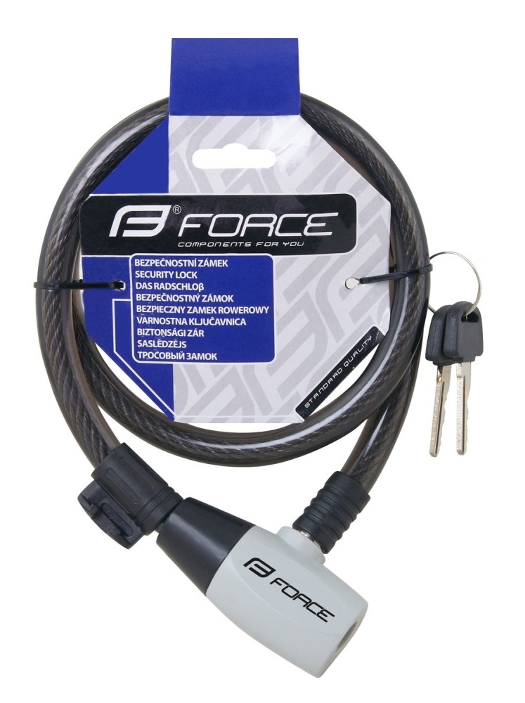 Lacat Force F Ron 80cm/12mm Negru cu suport