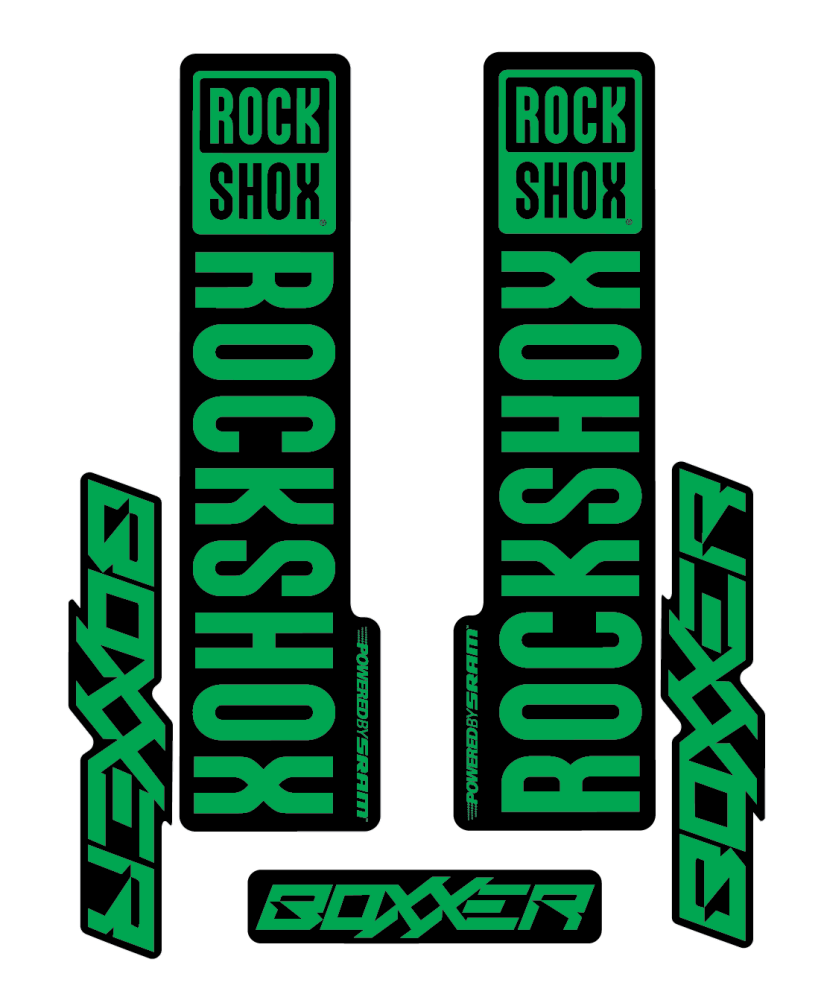 Stickere RockShox Boxxer V2 Replica Decal Kit Green 