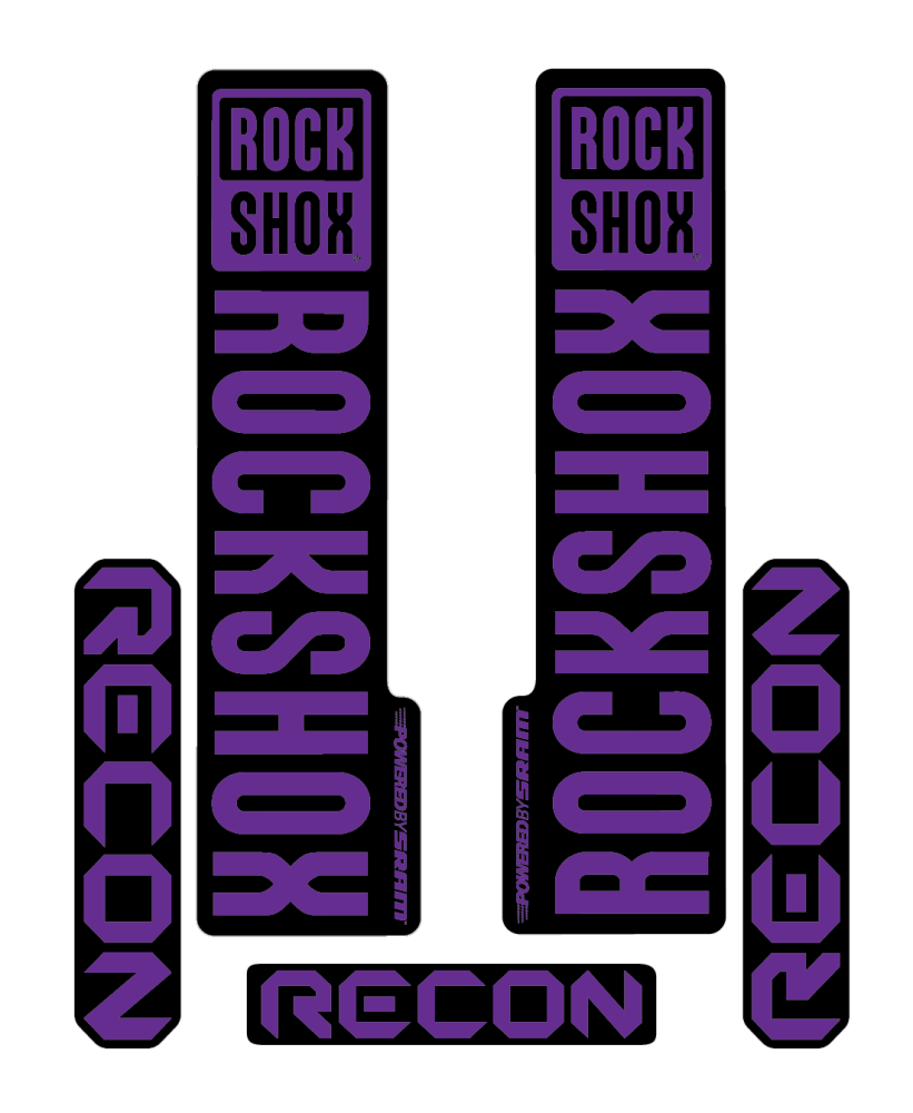 Stickere RockShox Recon V2 Replica Decal Kit Purple 