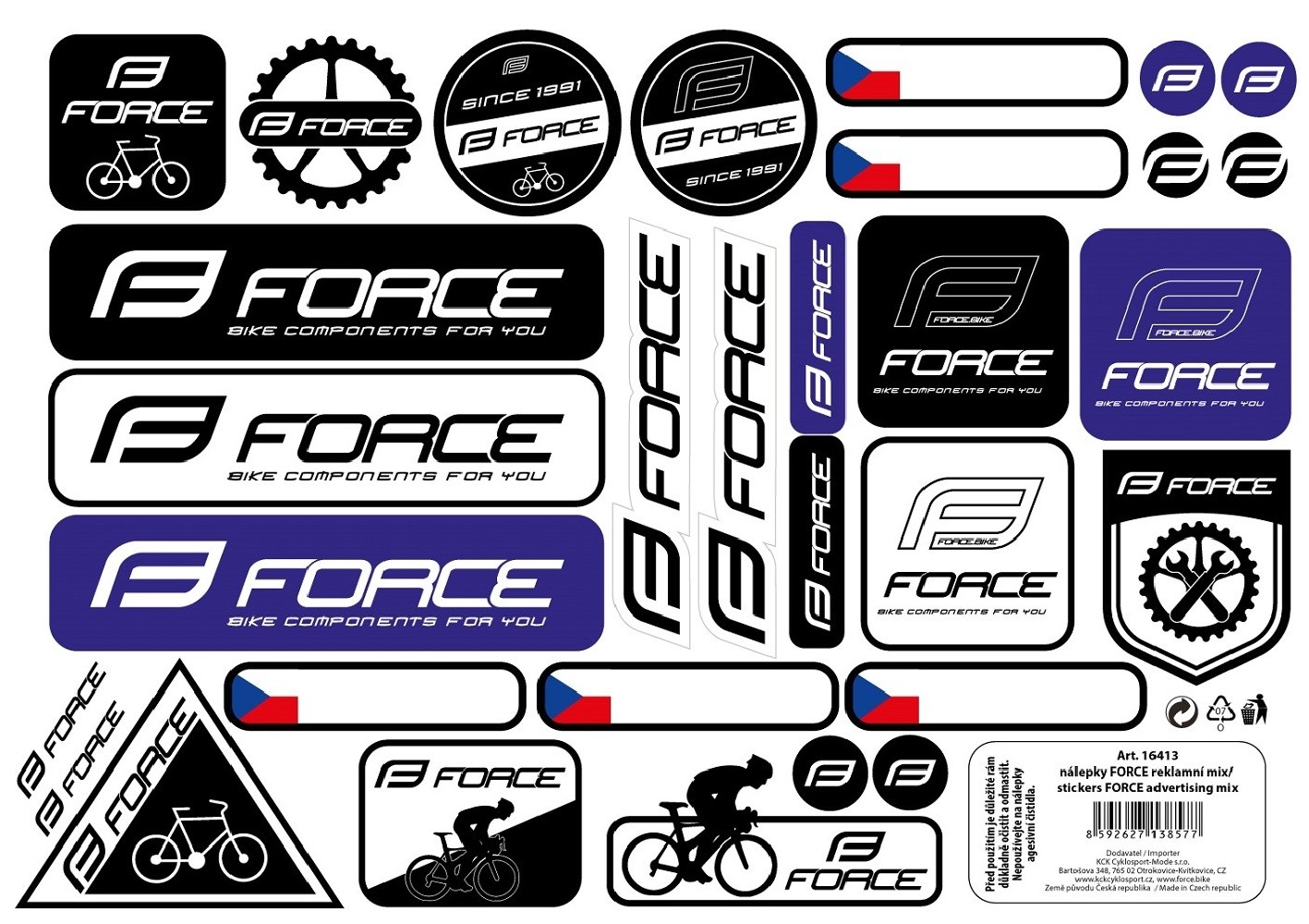 Set sticker mix Force