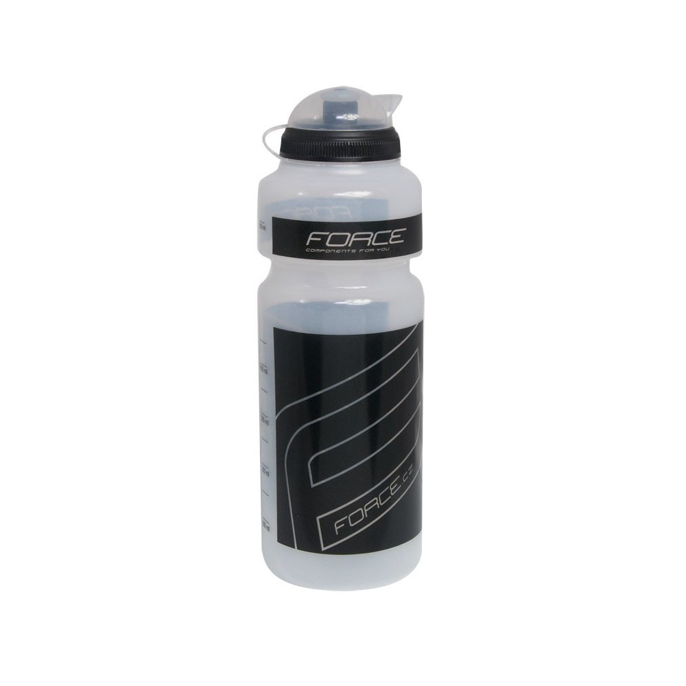 Bidon Force F 0.75l transparent/negru