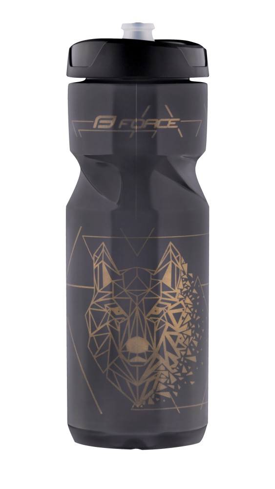 Bidon Force Lone Wolf 0.8l Black/Gold