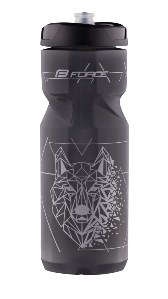 Bidon Force Lone Wolf 0.8l Black/Silver