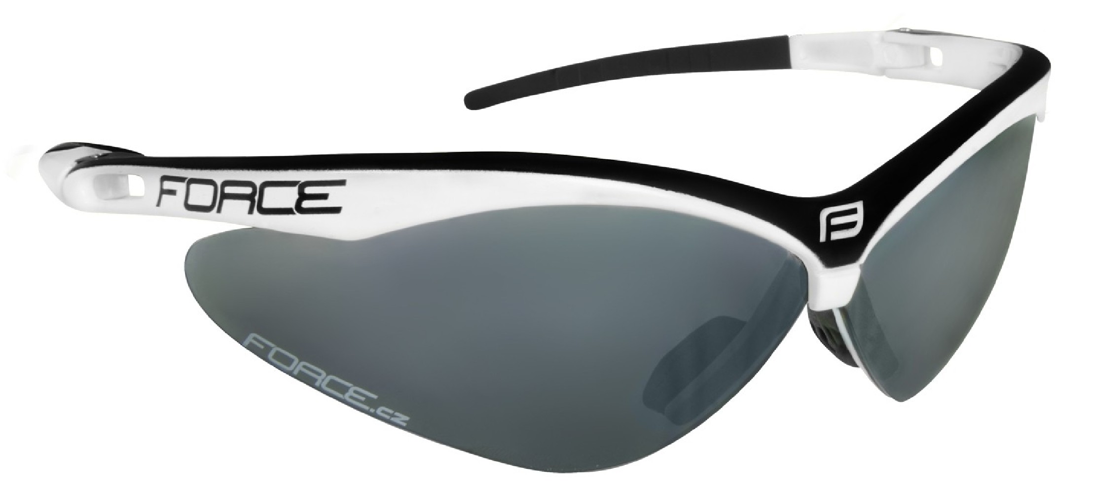 Ochelari Force Air alb/negru lentila negru laser