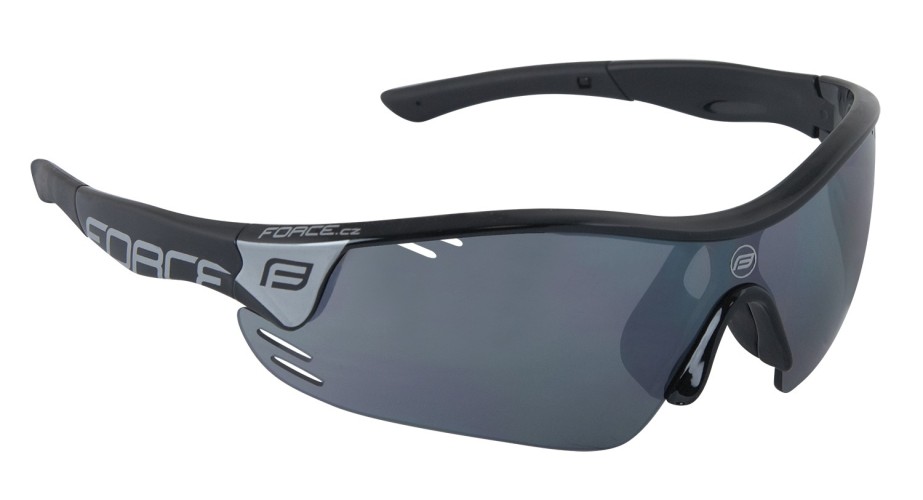 Ochelari Force Race Pro negri lentila negru laser