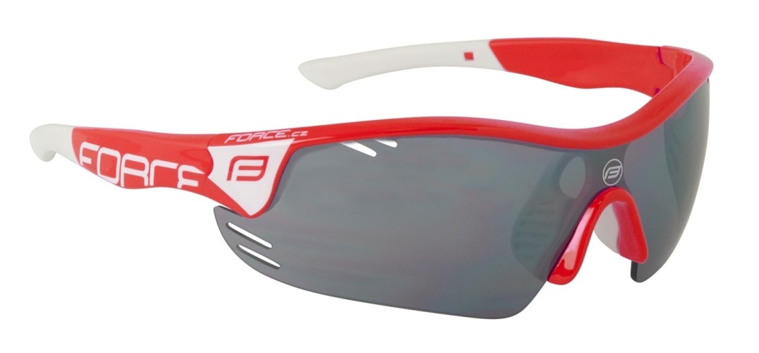 Ochelari Force Race Pro rosii lentila negru laser