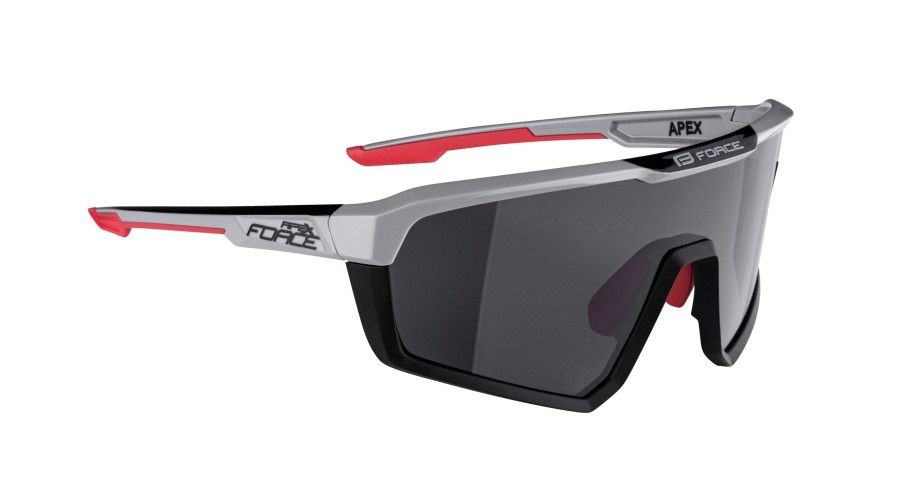 Ochelari Force Apex lentila negru contrast negru/gri