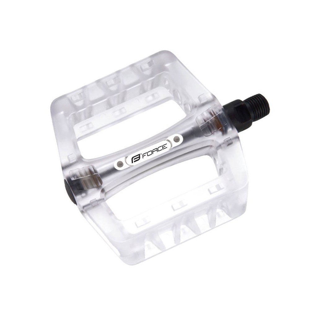 Pedale BMX Force plastic transparent